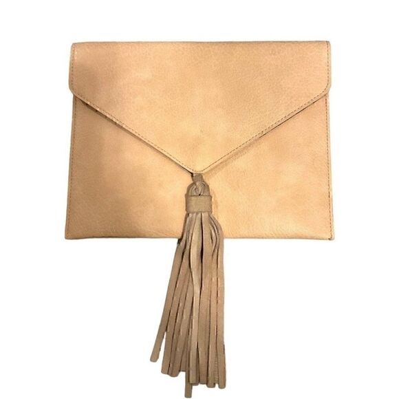 Street Level envelope  tassel clutch - Picture 1 of 5